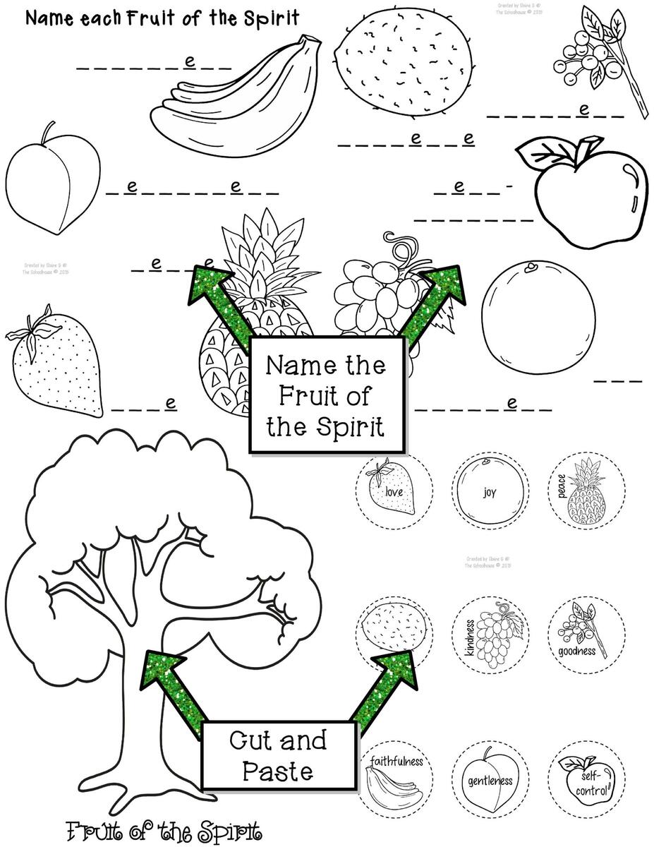 Fruit Of The Spirit Activity Pack 1 Made By Teachers Fruit Of The Spirit Activity Pack 1 Made By Teachers