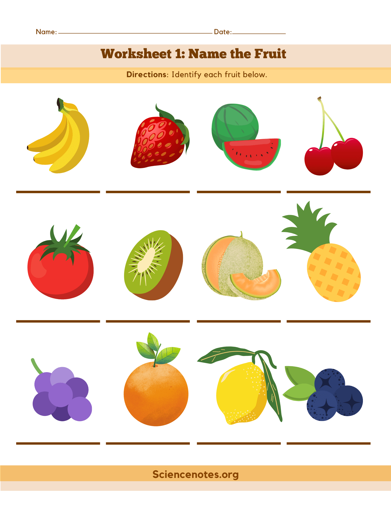 Fruits And Vegetables Worksheets Fruits And Vegetables Worksheets