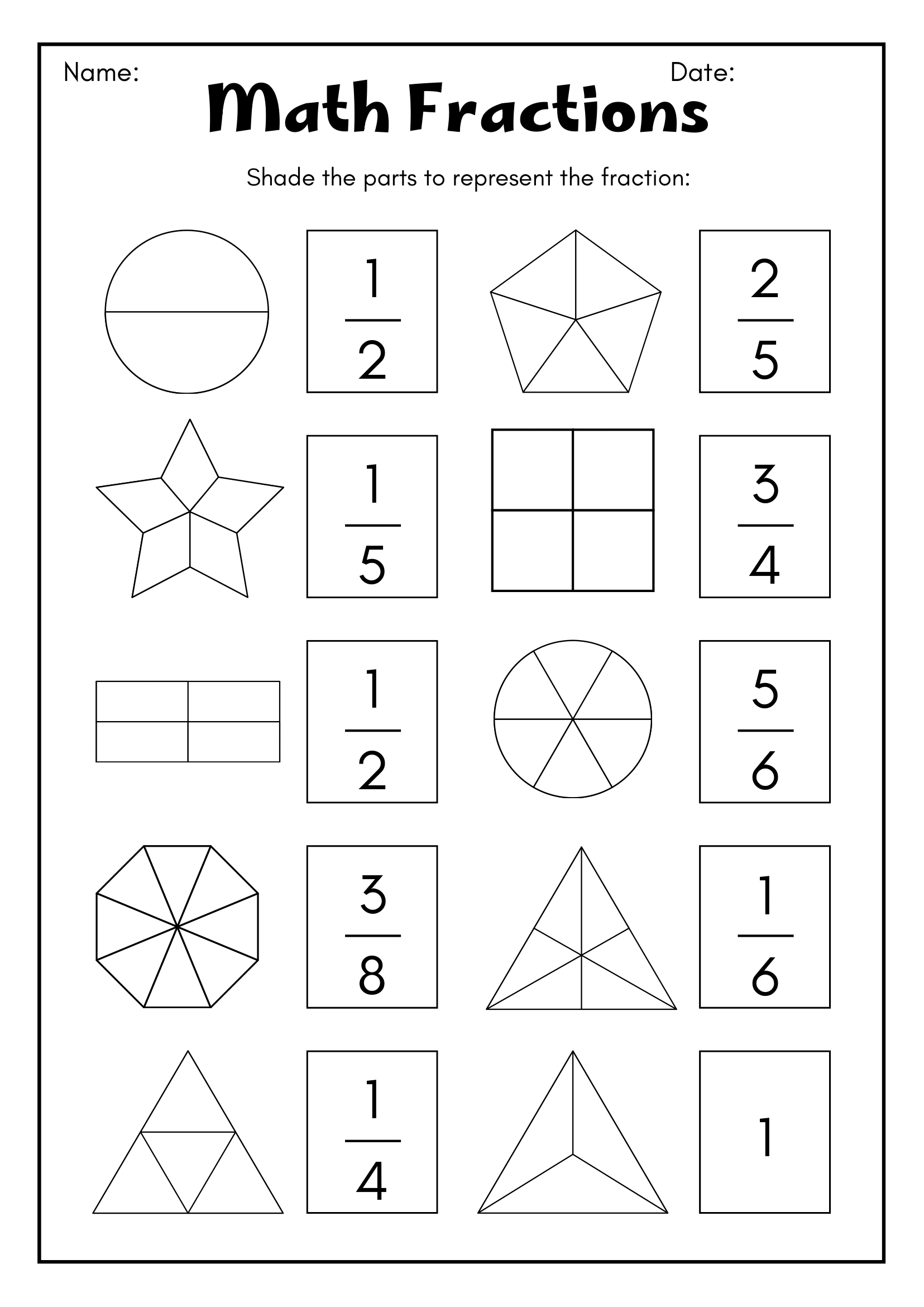 Math Worksheets Superstar Worksheets