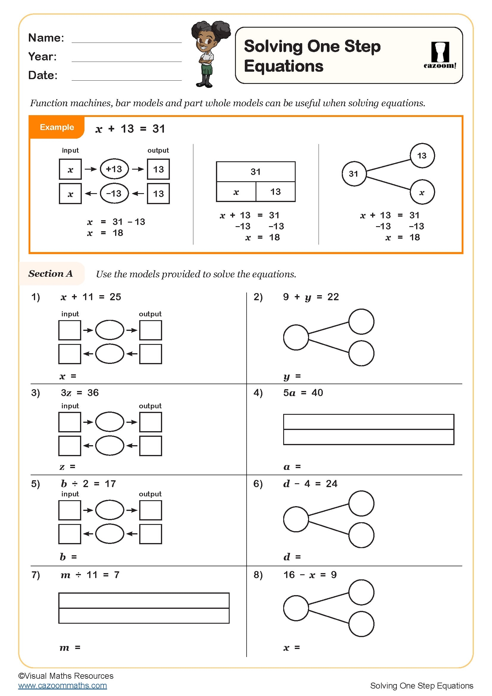 50 Two Step Equations Worksheet Samples To Download In PDF