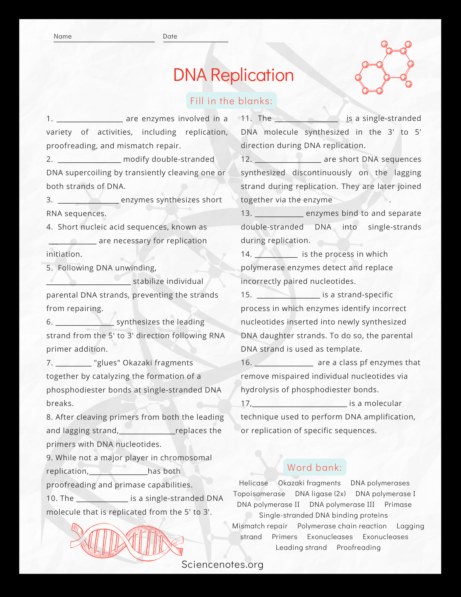 Free Science Worksheets The Nervous System Adanna Dill