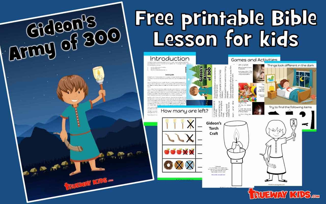 Gideon S Army Of 300 Free Bible Lesson For Kids Trueway Kids