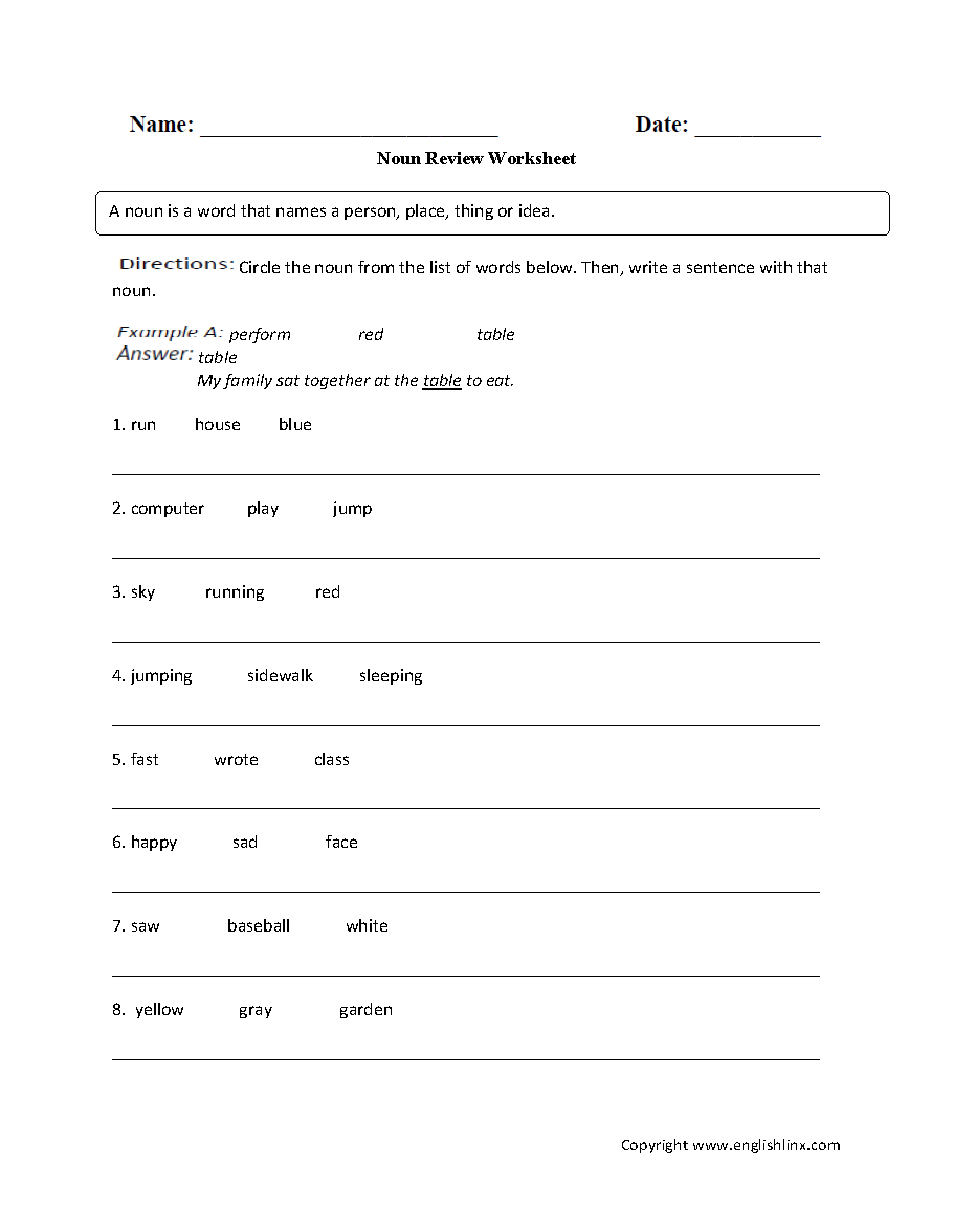 Grammar Worksheets Parts Of Speech Worksheets Grammar Worksheets Parts Of Speech Worksheets