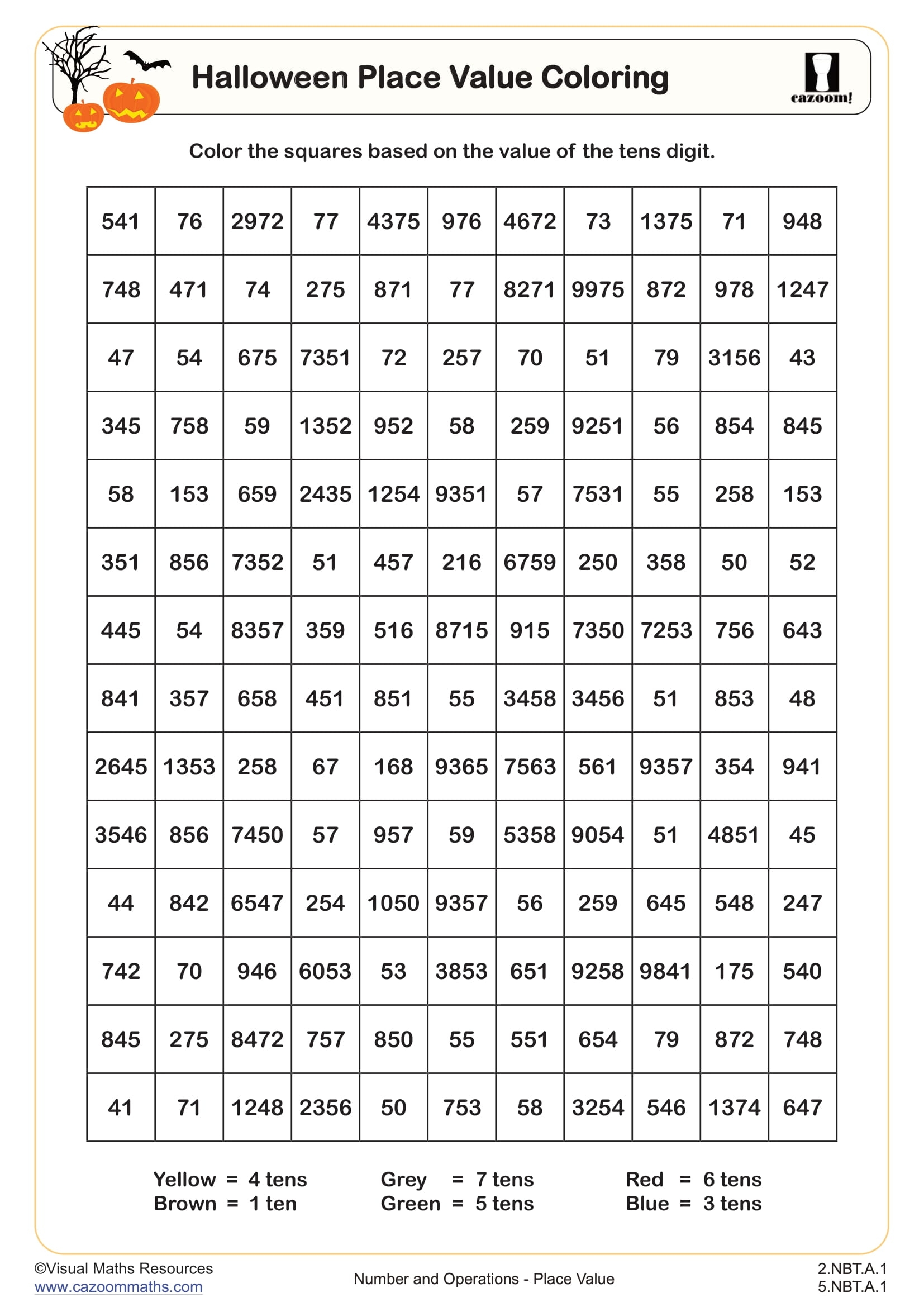 Halloween Math Worksheets Printable FREE Halloween Math Worksheets Cazoom Math Free Halloween Math Worksheets