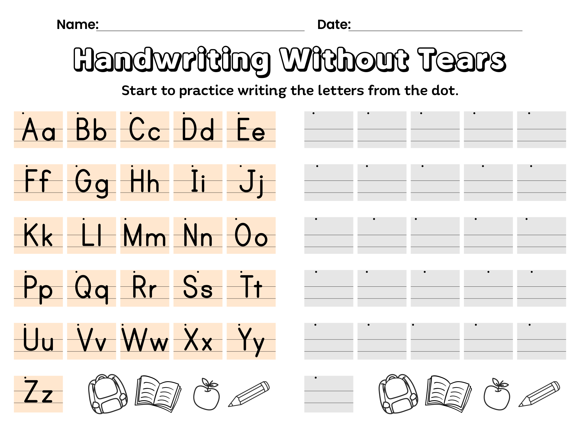 Handwriting Without Tears Tracing Worksheets Worksheets Library