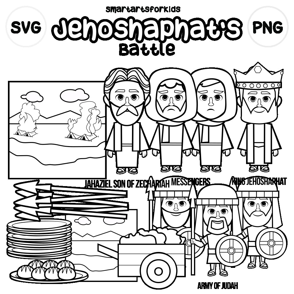 Jehoshaphat S Battle Clip Art Educational Clip Arts And Bible Stories