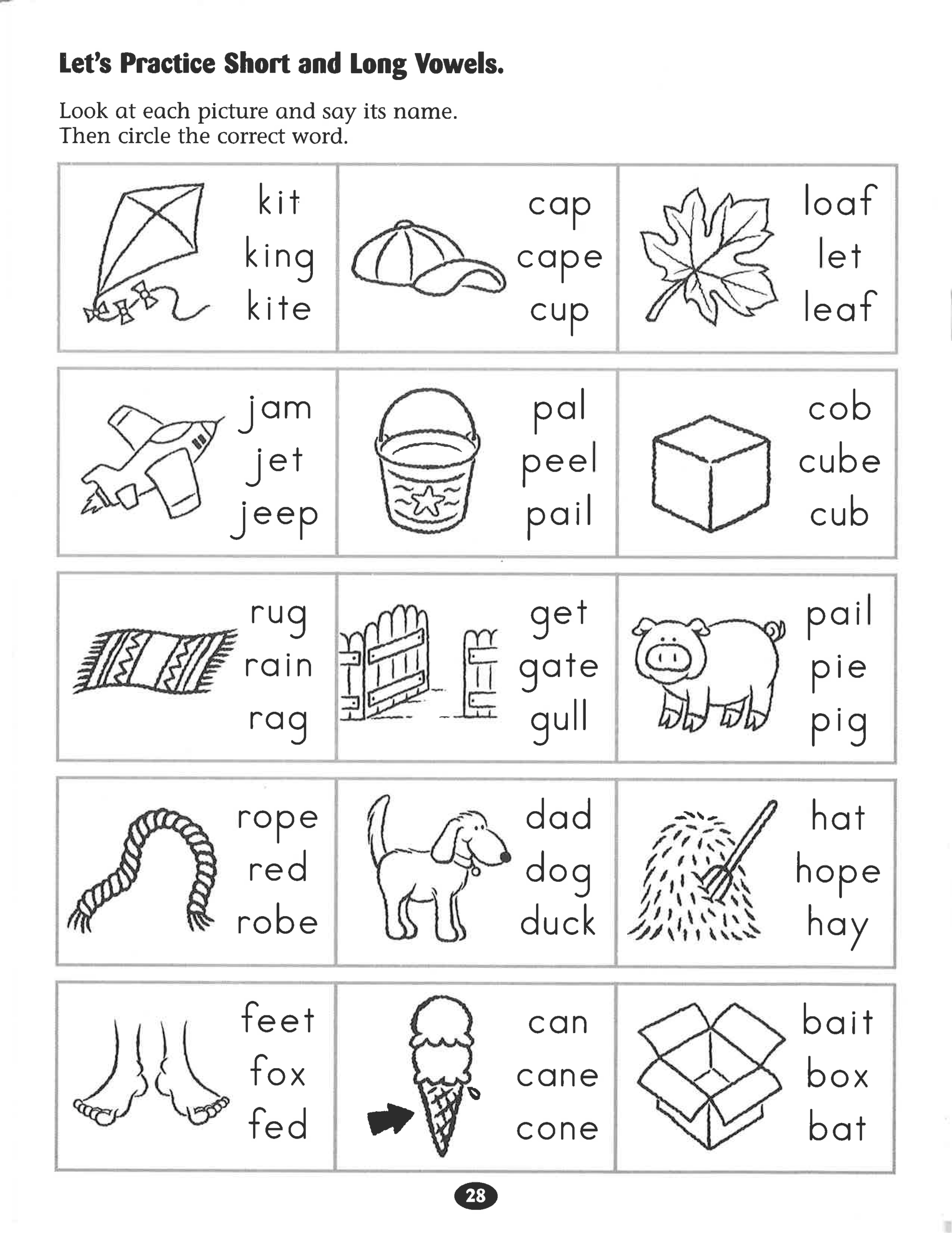Kindergarten Long Vowel Worksheet Fun Learning Activities For Kids Kindergarten Long Vowel Worksheet Fun Learning Activities For Kids