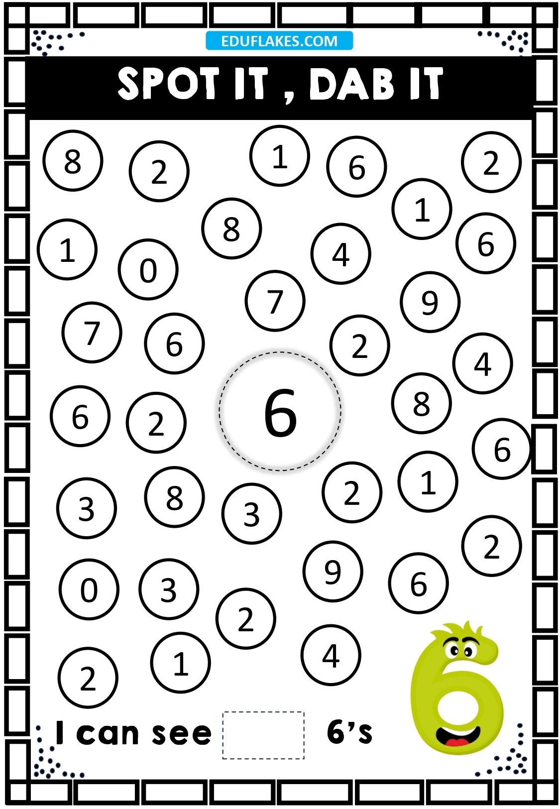 FREE Printable Number Recognition 1 10 Worksheets For Preschool