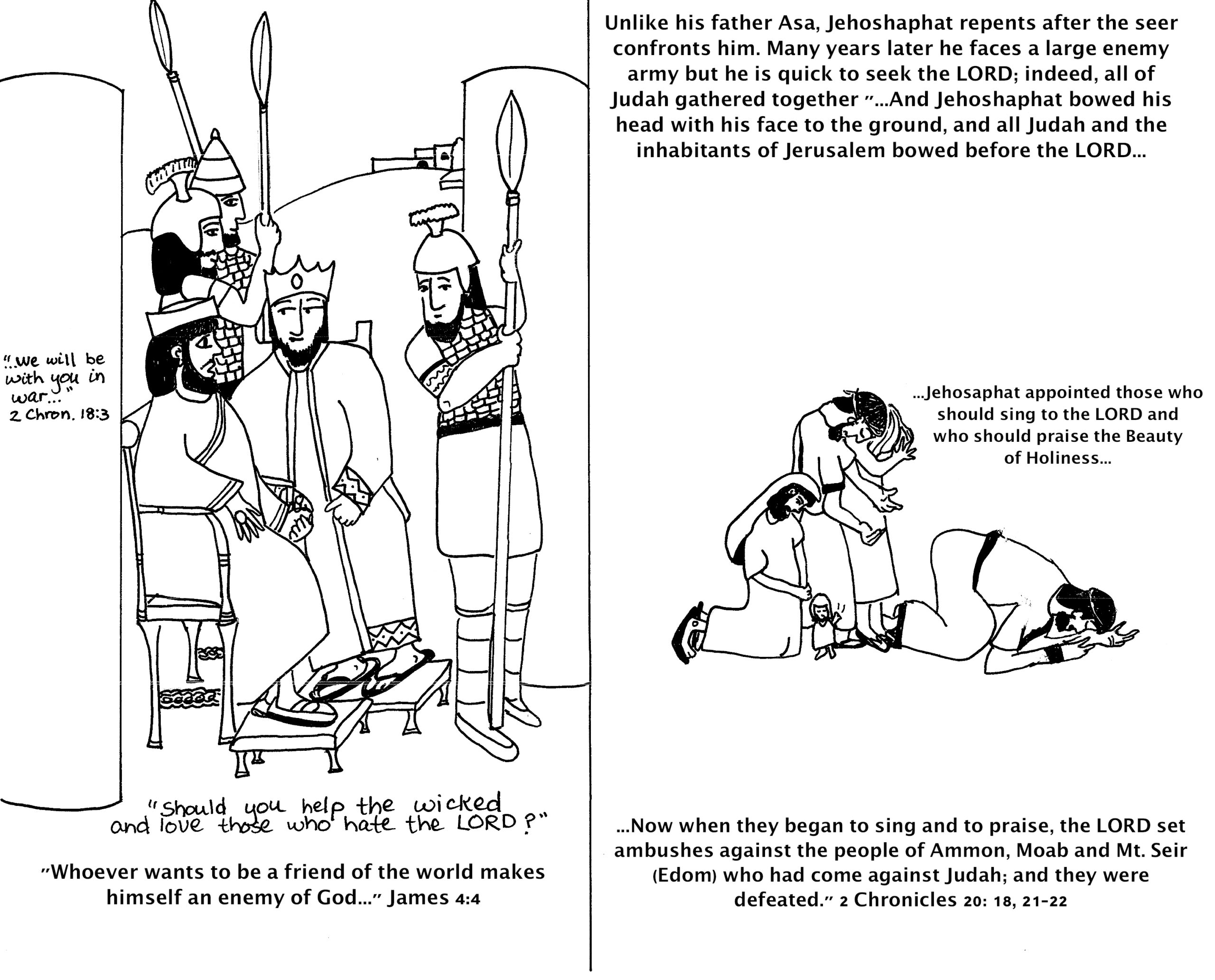 Jehoshaphat S Battle Clip Art Educational Clip Arts And Bible Stories