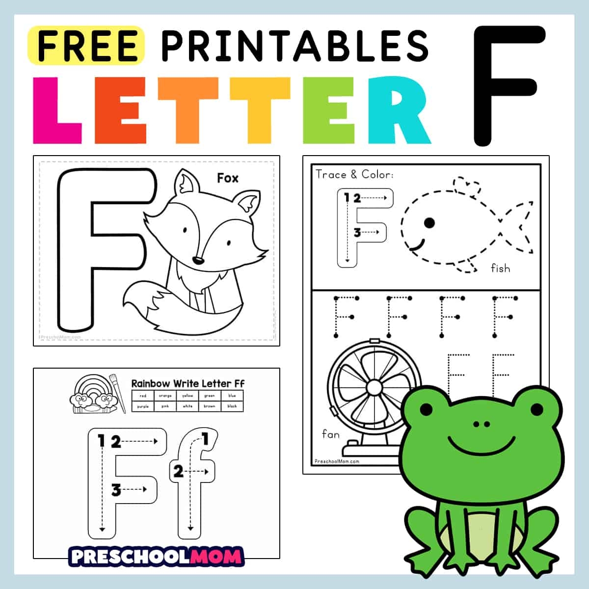 Letter F Sound Worksheets Tree Valley Academy