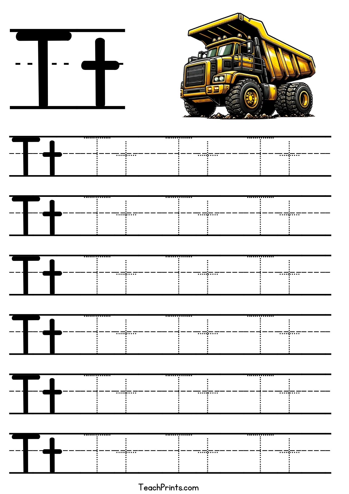 Letter T Tracing Worksheets Free Nature Inspired Learning