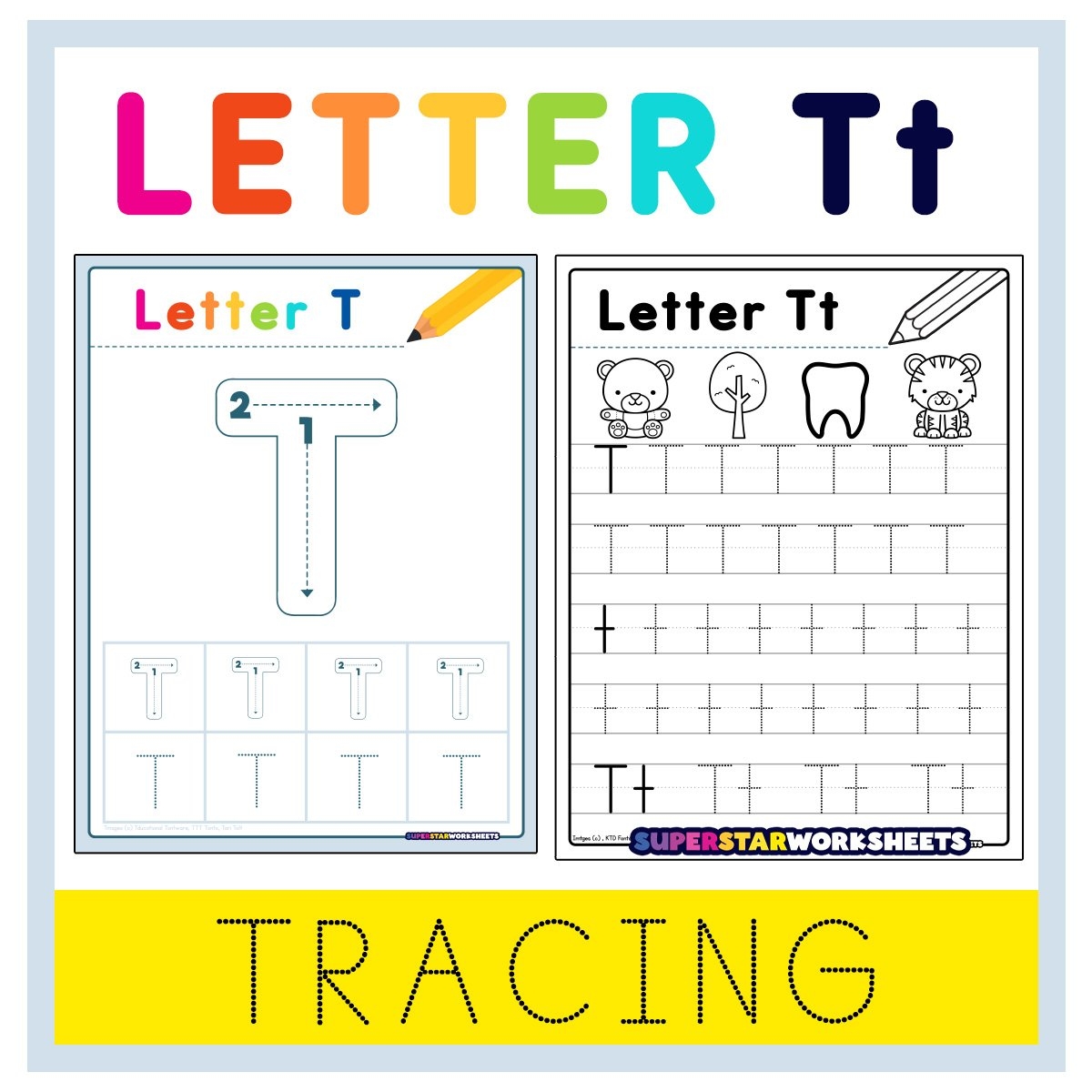 FREE Printable ABC Letter Matching Match The Same Letters Worksheets