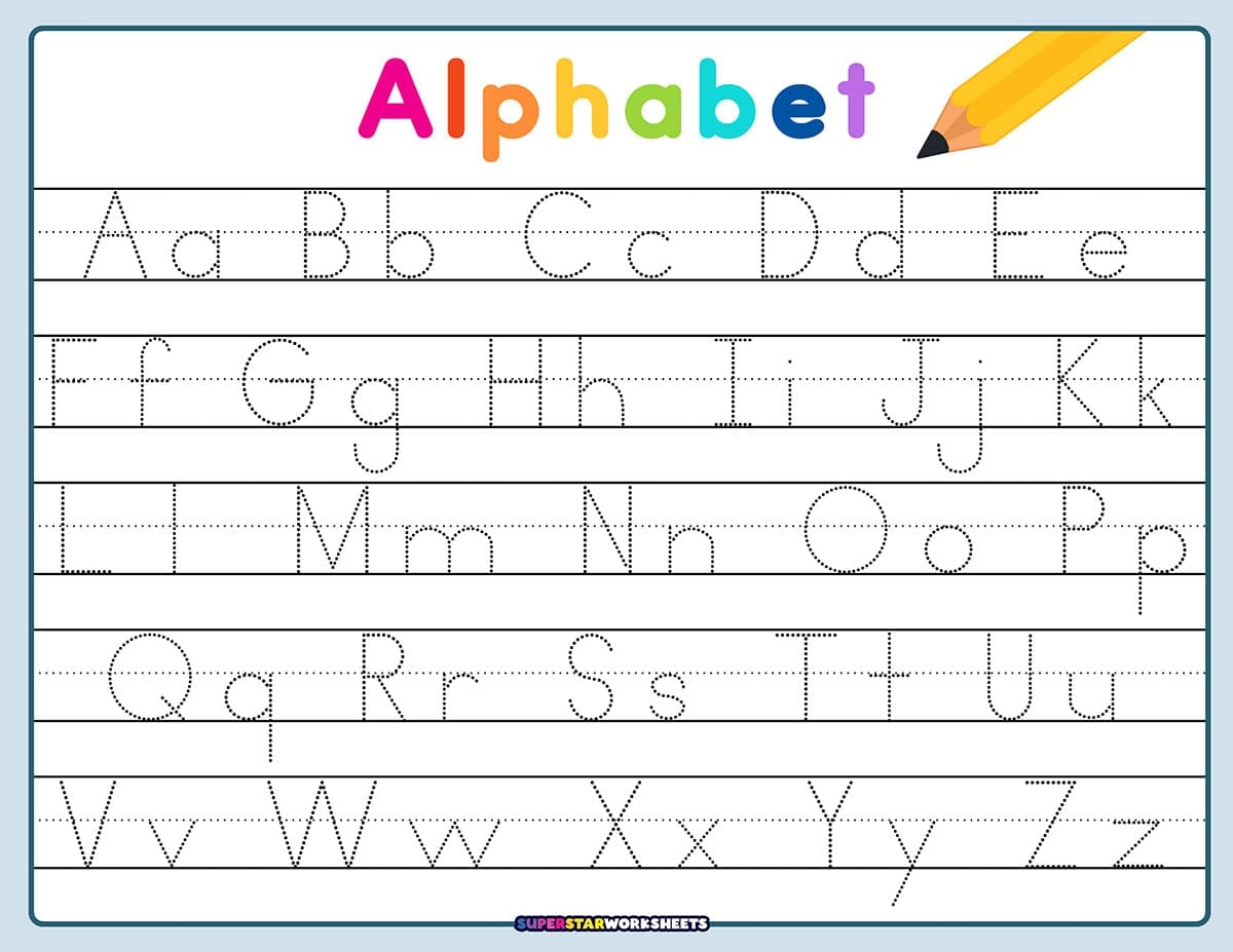 Lowercase Letter Tracing Worksheets Free Printables Doozy Moo