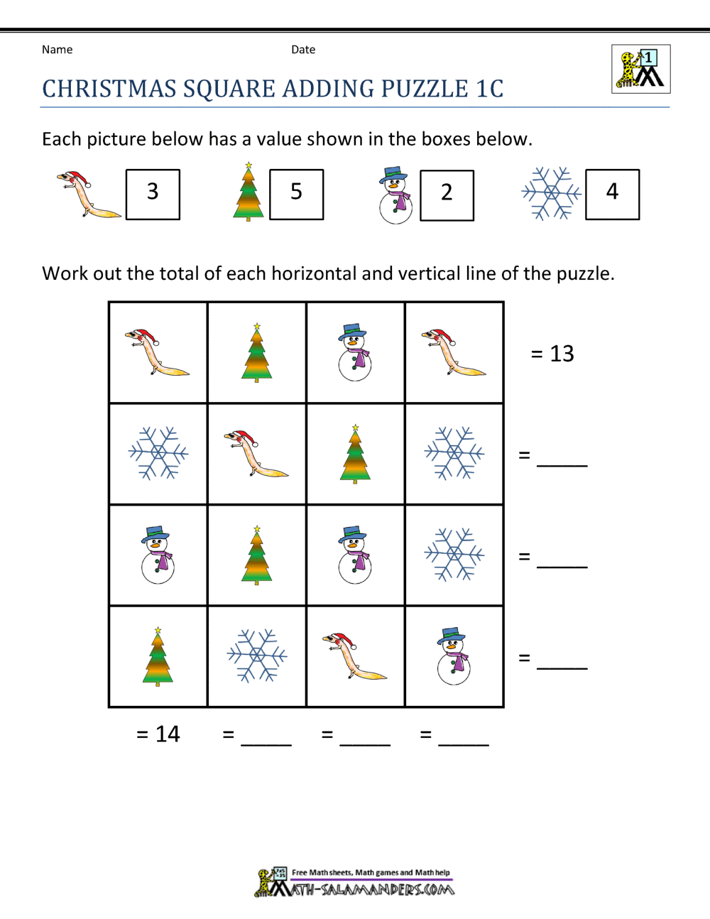 Math Christmas Worksheets First Grade Christmas Printables 1st Grade Made By Teachers