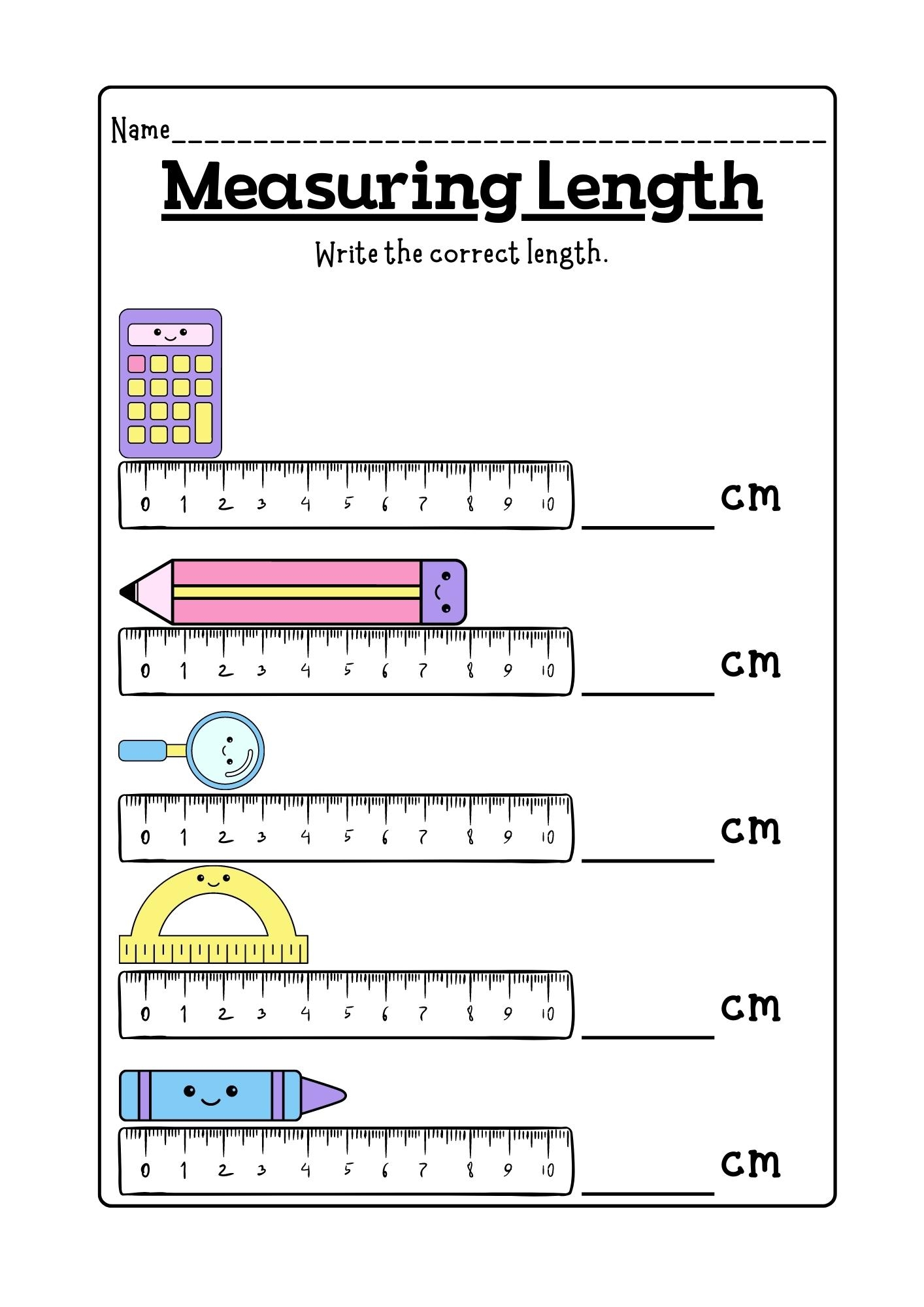 Measurement Worksheets Made By Teachers