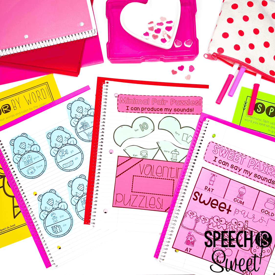 Minimal Pairs Valentine S Day Phonology Activities Speech Is Sweet