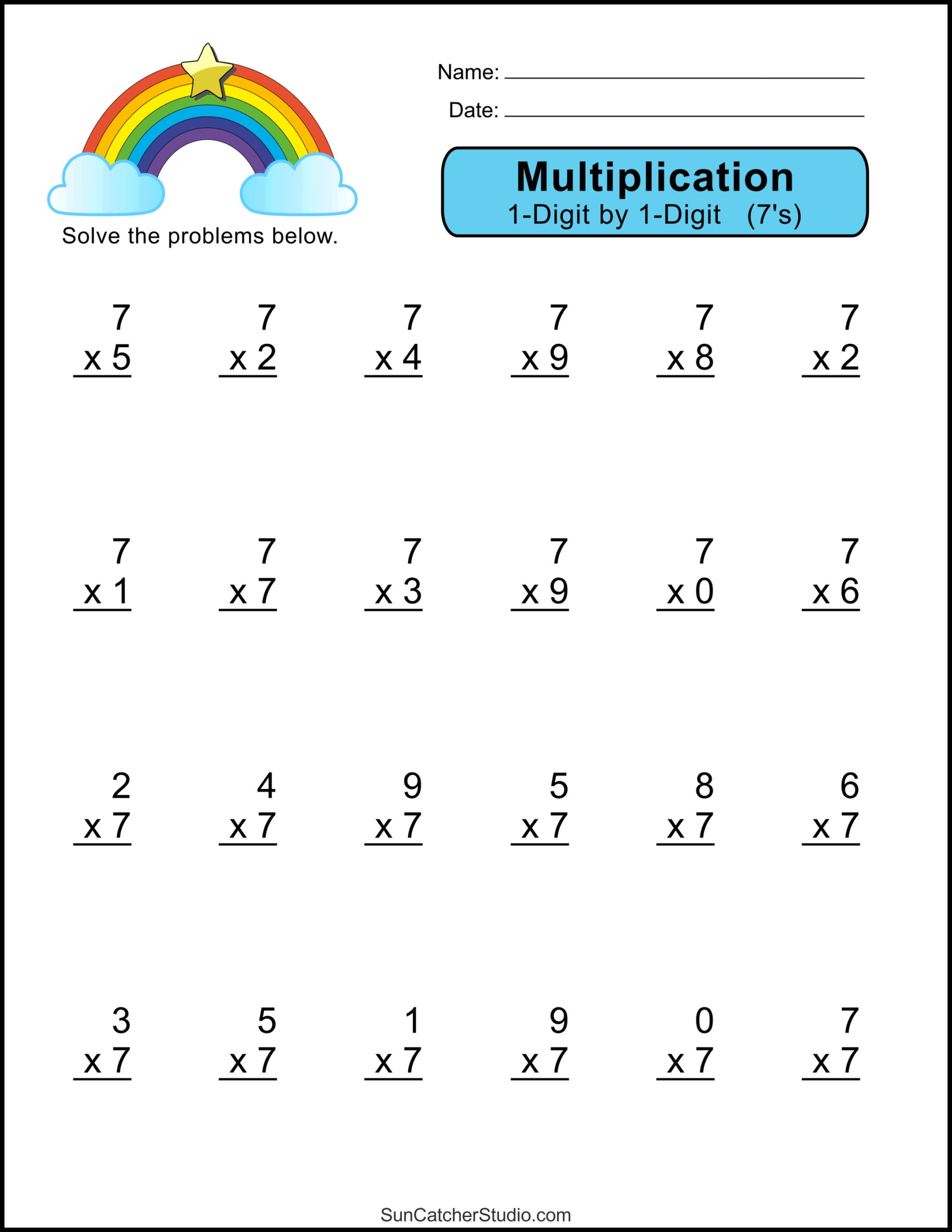 Multiplication Times Tables Worksheets 2 3 4 Times Tables Three Worksheets FREE Printable Worksheets Worksheetfun