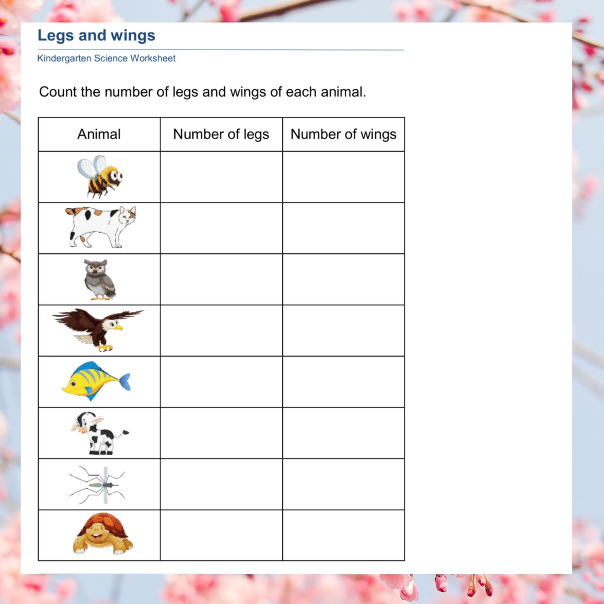 Nature Explorers Kindergarten Plants And Animals Discovery Worksheets Made By Teachers