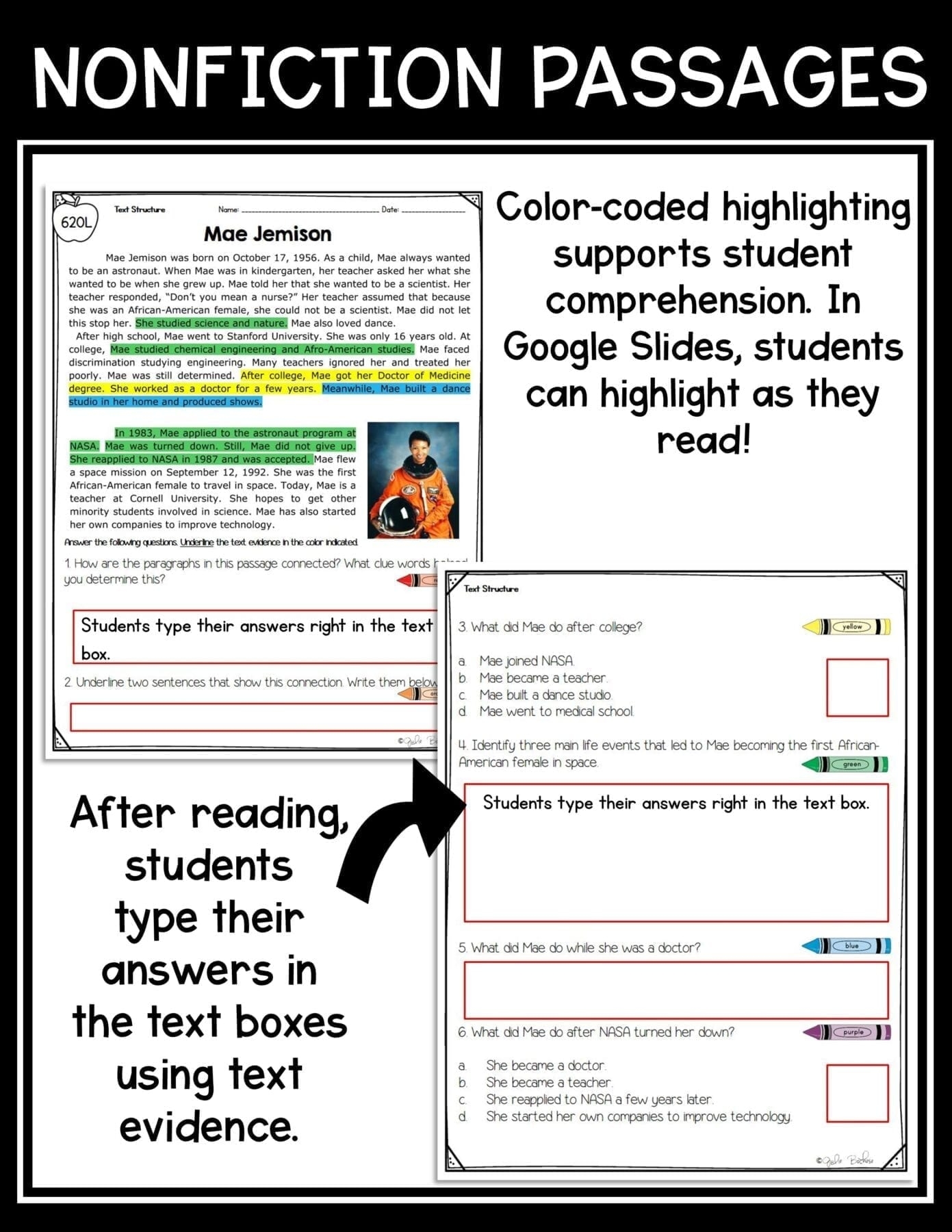 Nonfiction Text Structure Passages 3rd Grade RI 3 8 MagiCore