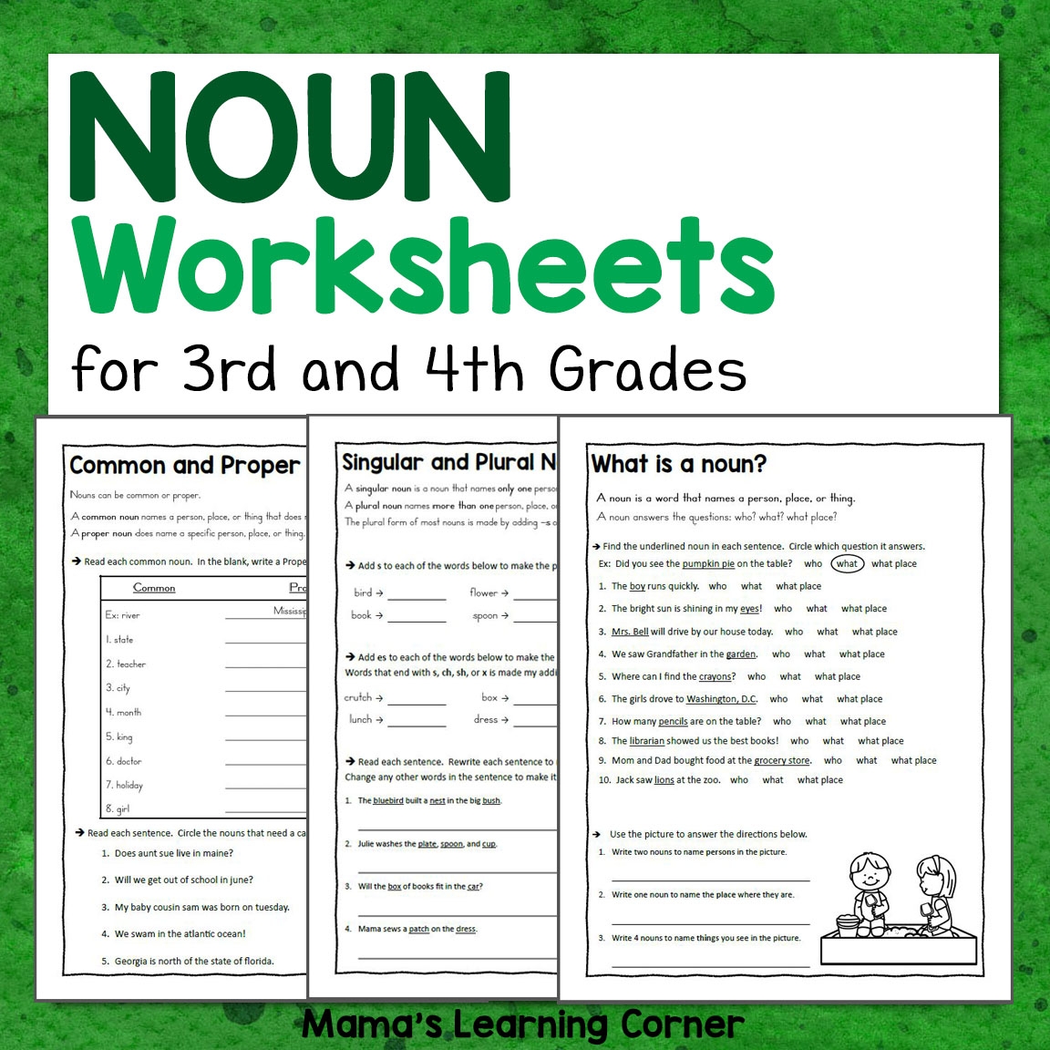 Free Printable Grammar Practice Worksheet