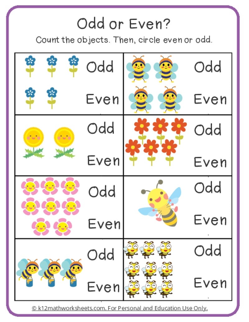 Odd And Even Numbers Worksheets Odd And Even Numbers Worksheets