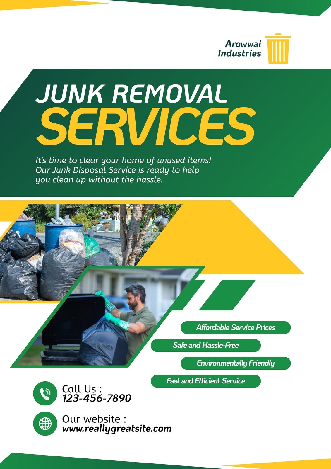 Page 7 Free And Customizable Recycling Templates