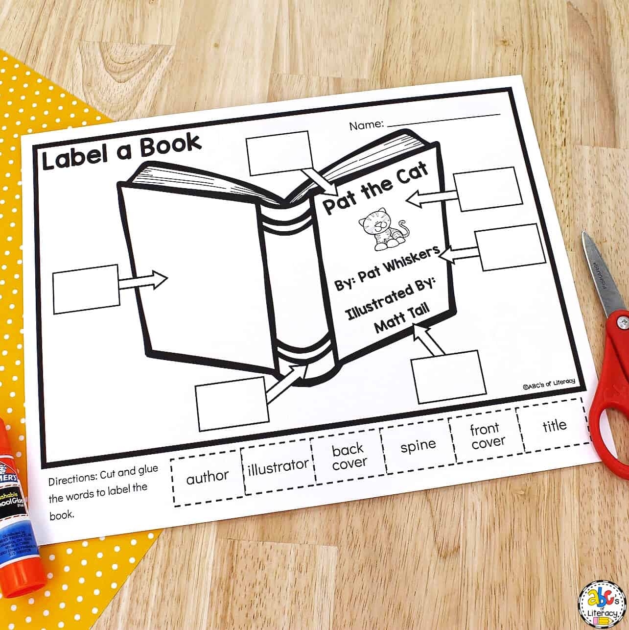 Parts Of A Book Poster Worksheet Free Printables Parts Of A Book Poster Worksheet Free Printables