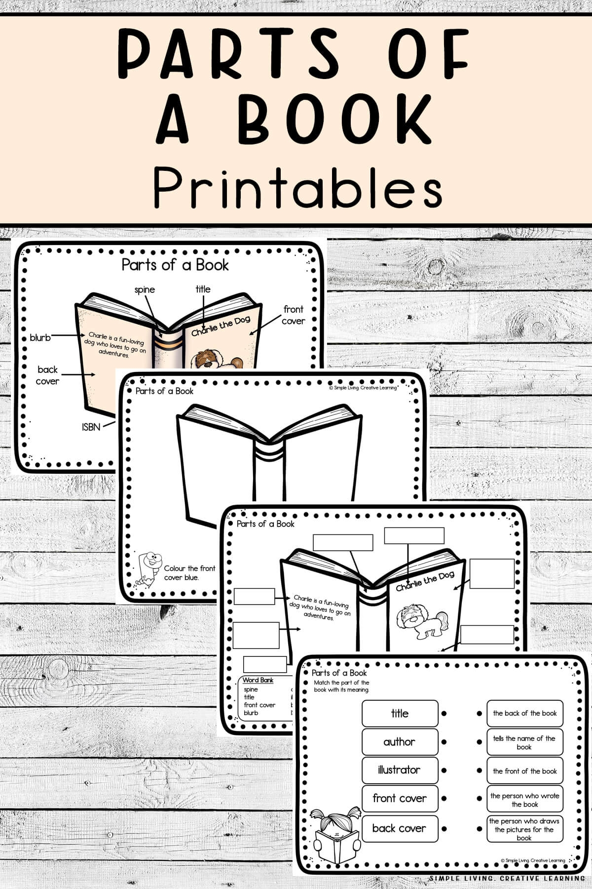 Parts Of A Book Printables Free Homeschool Deals The Parts Of A Book Worksheet Have Fun Teaching
