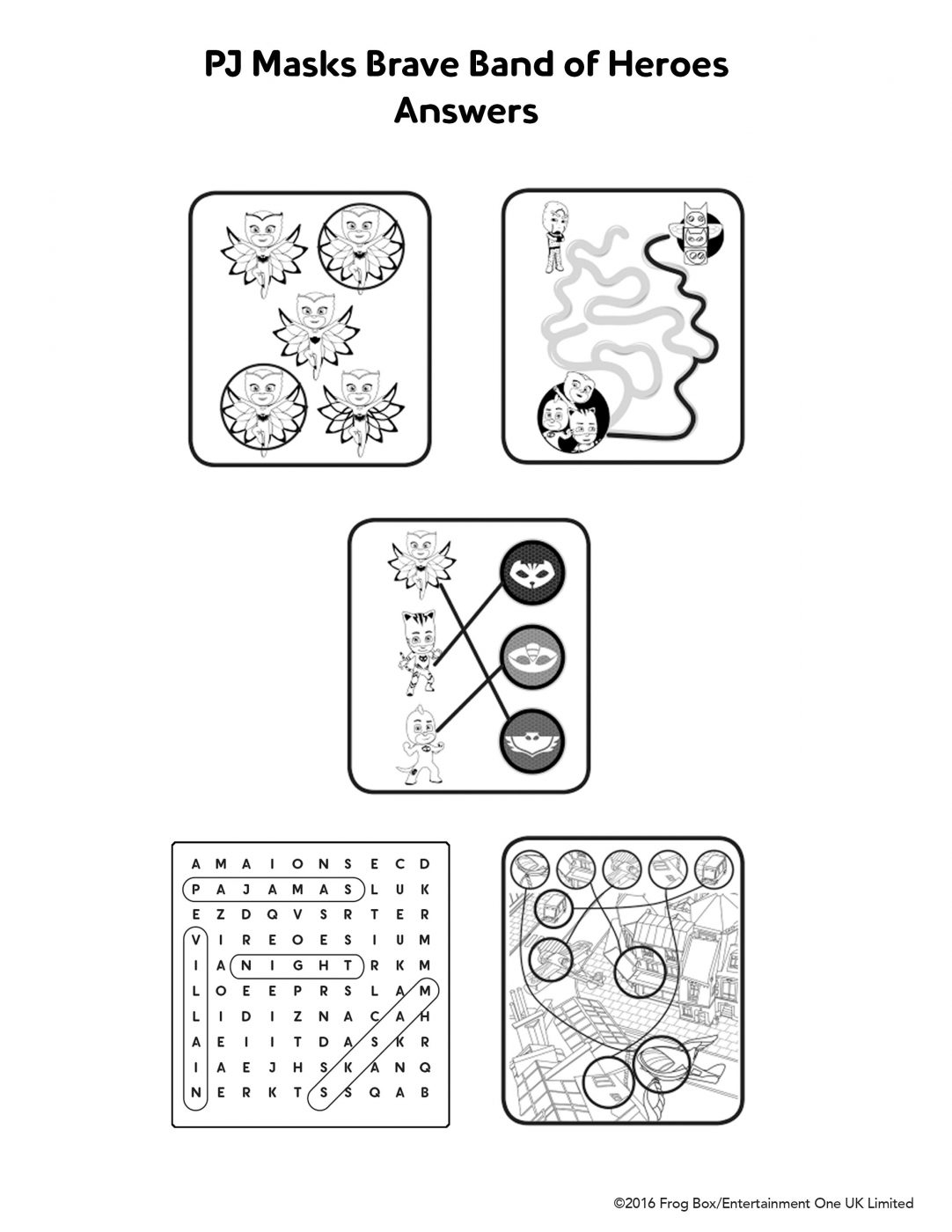 PJ Masks Activity Pages To Print At Home Studio Fun International