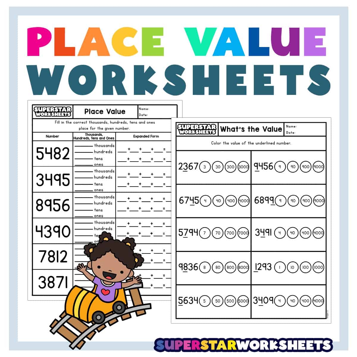 2nd Grade Place Value Worksheets