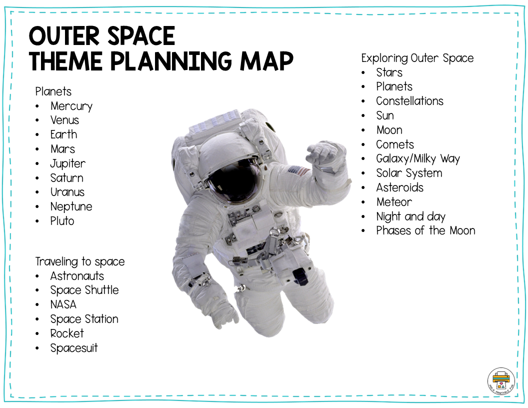 Preschool Outer Space Lesson Planning Ideas Pre K Printable Fun