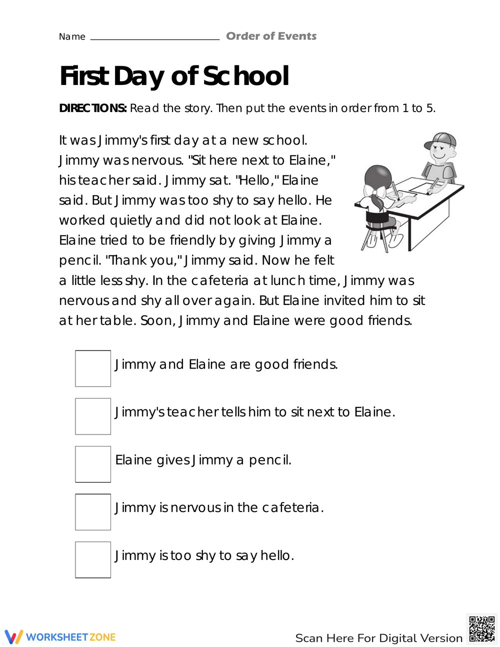 Printable 3rd Grade Sequencing Events Worksheets