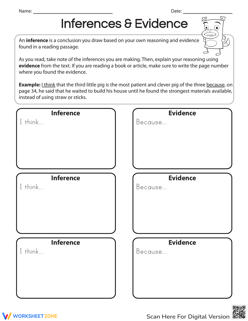 Printable 9th Grade Making Inferences Worksheets