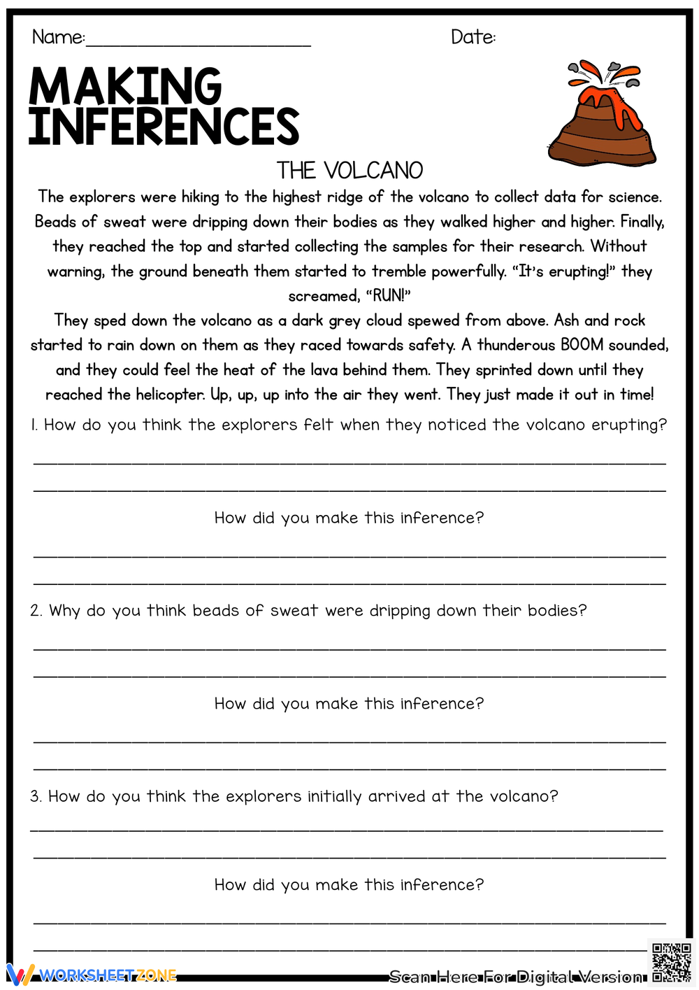 Inference Worksheets Printable Inference Practice For Grades 4 12