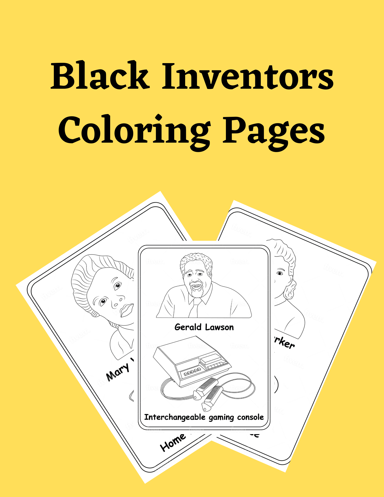 Printable African American Inventor Coloring Pages Printable African American Inventor Coloring Pages