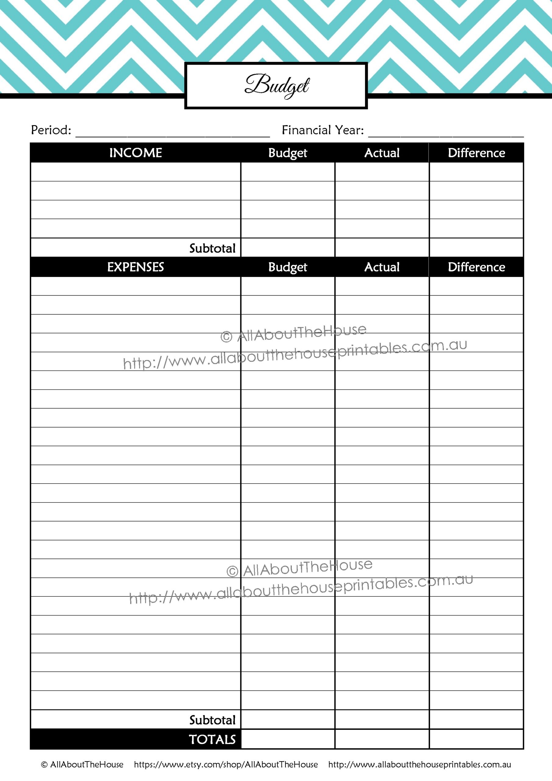 Free Printable Budget Planner Lamberts Lately