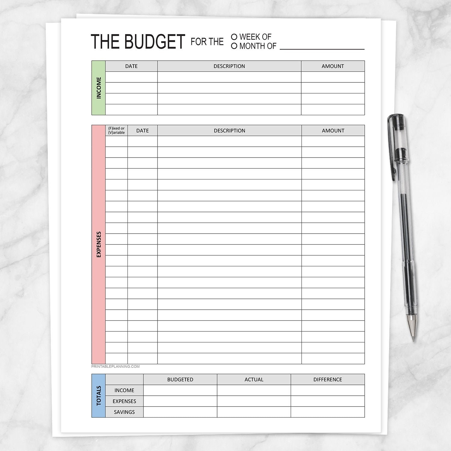 Free And Customizable Budget Templates Canva