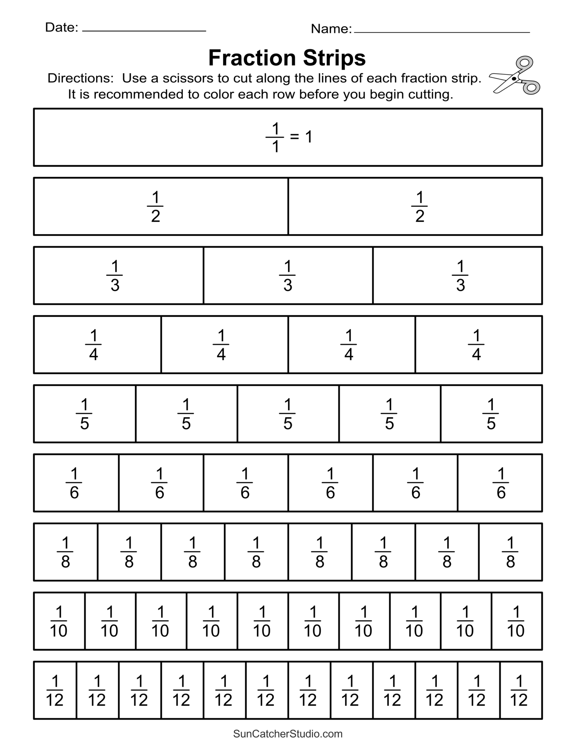 Printable Fraction Strips And Fraction Bars Free Printables Lettering SVG Files Tools Apps Printable Fraction Strips And Fraction Bars Free Printables Lettering SVG Files Tools Apps