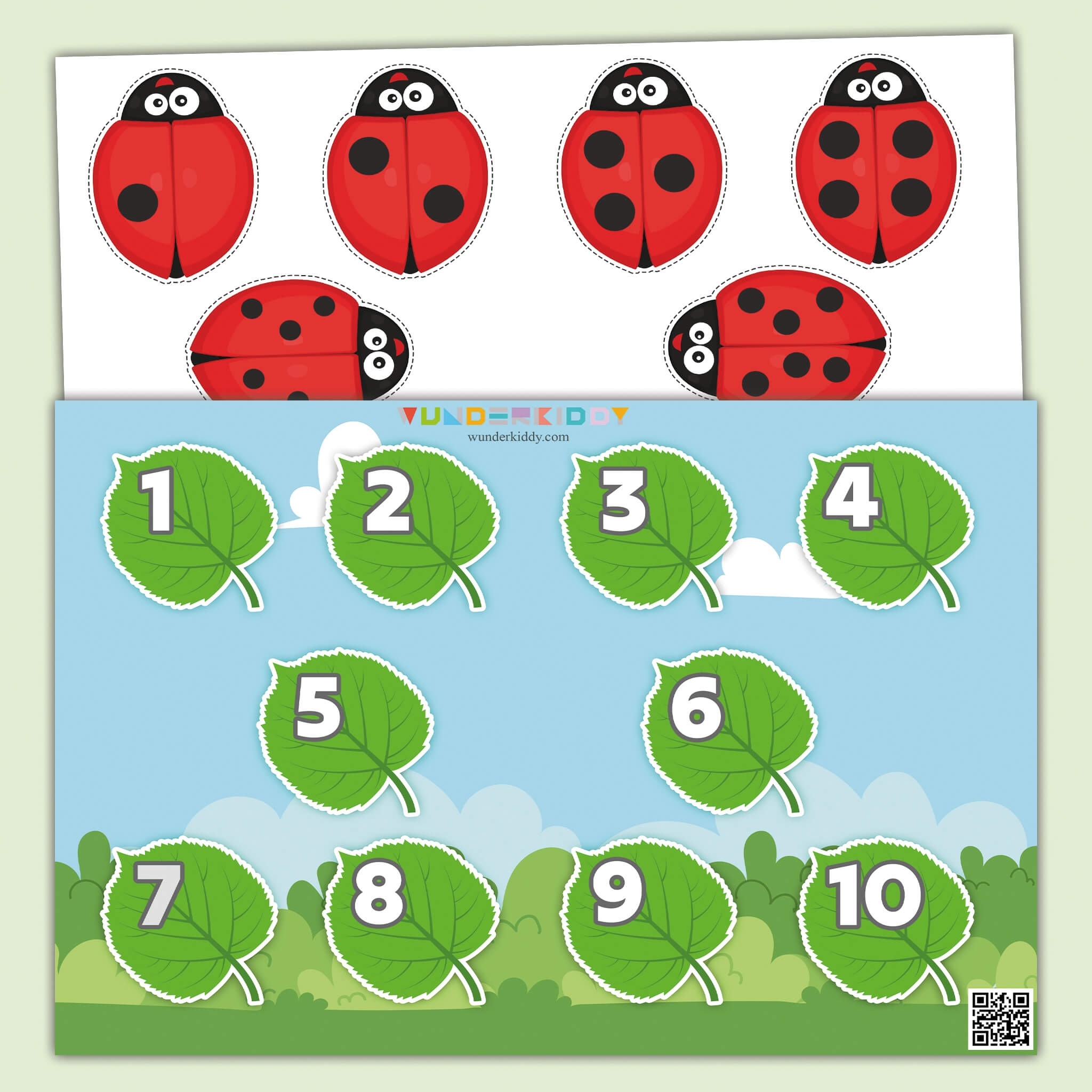 FREE Ladybug Printable Worksheets For Preschool