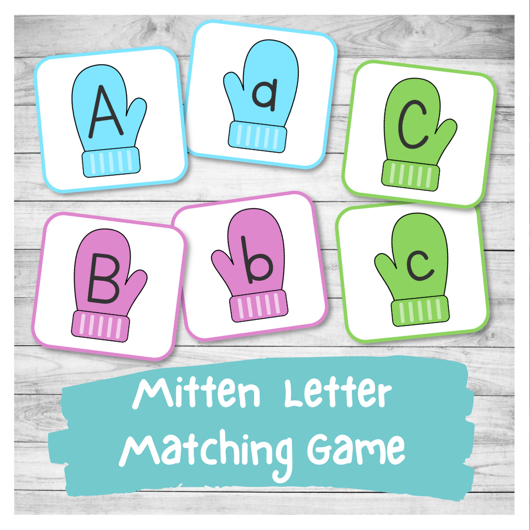 Printable Mitten Letter Matching Game Preschool And Kindergarten Nurtured Neurons Printable Mitten Letter Matching Game Preschool And Kindergarten Nurtured Neurons