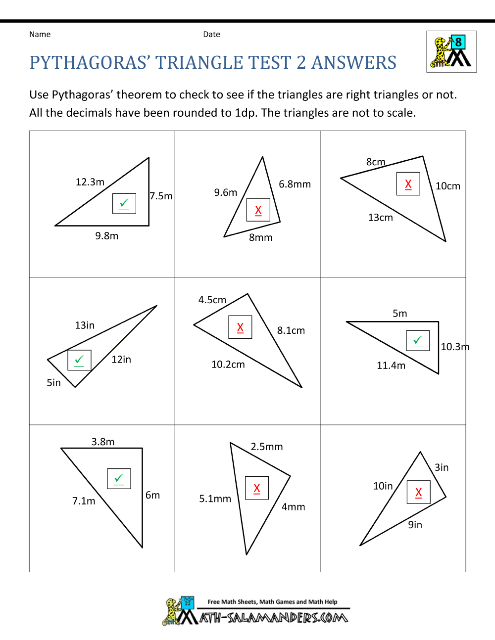 48 Pythagorean Theorem Worksheet With Answers Word PDF