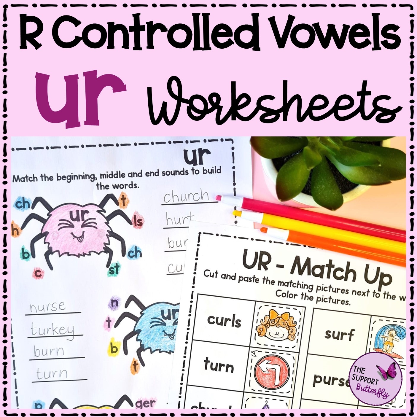 R Controlled Vowels Worksheets UR Made By Teachers