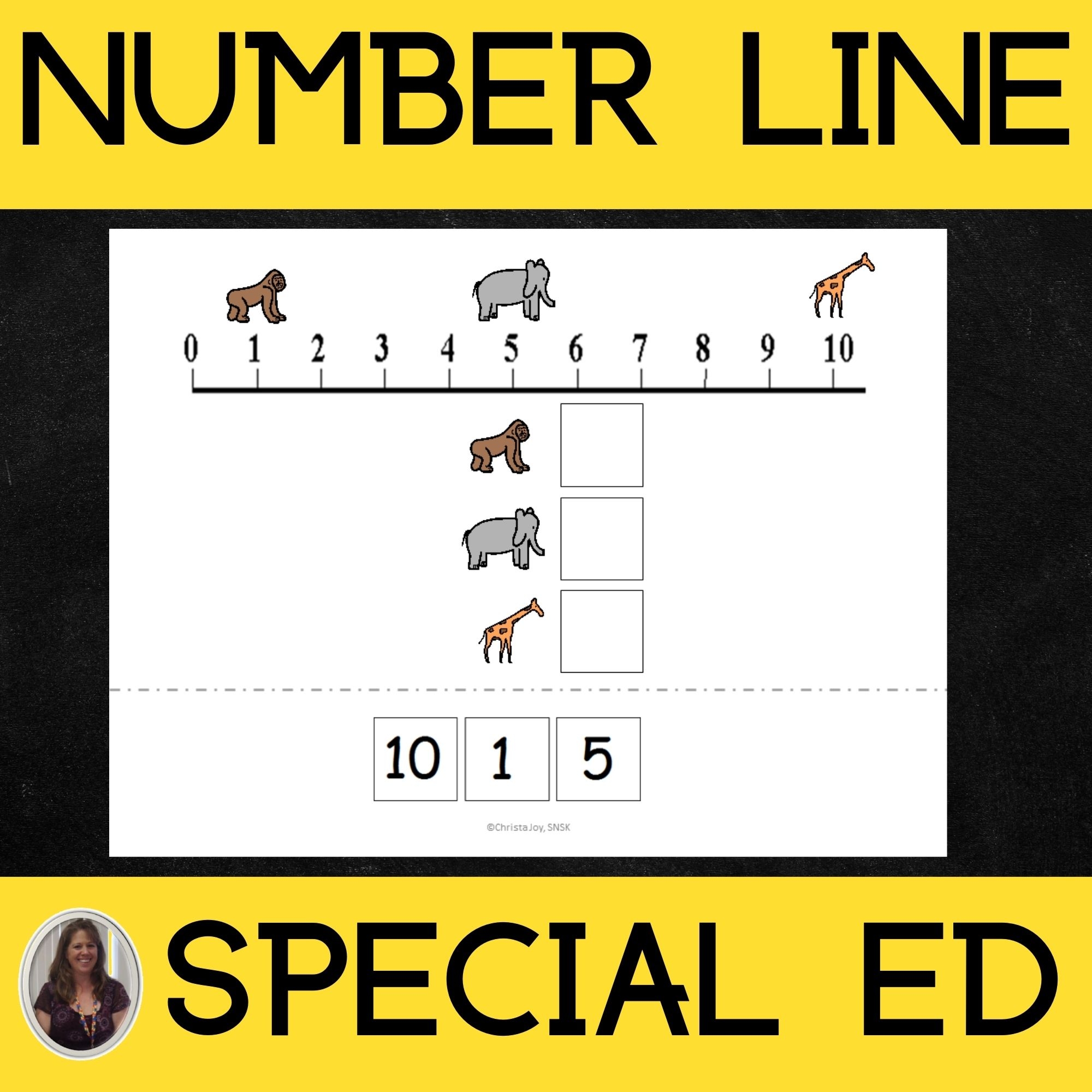 Reading A Number Line Worksheets For Special Education PRINT AND DIGITAL Special Needs For Special Kids Reading A Number Line Worksheets For Special Education PRINT AND DIGITAL Special Needs For Special Kids