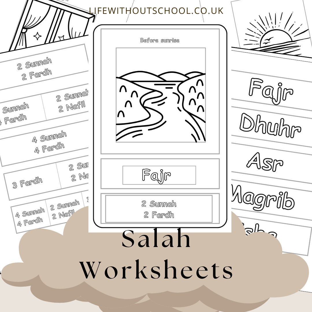 Salah Worksheets For Kids Life Without School