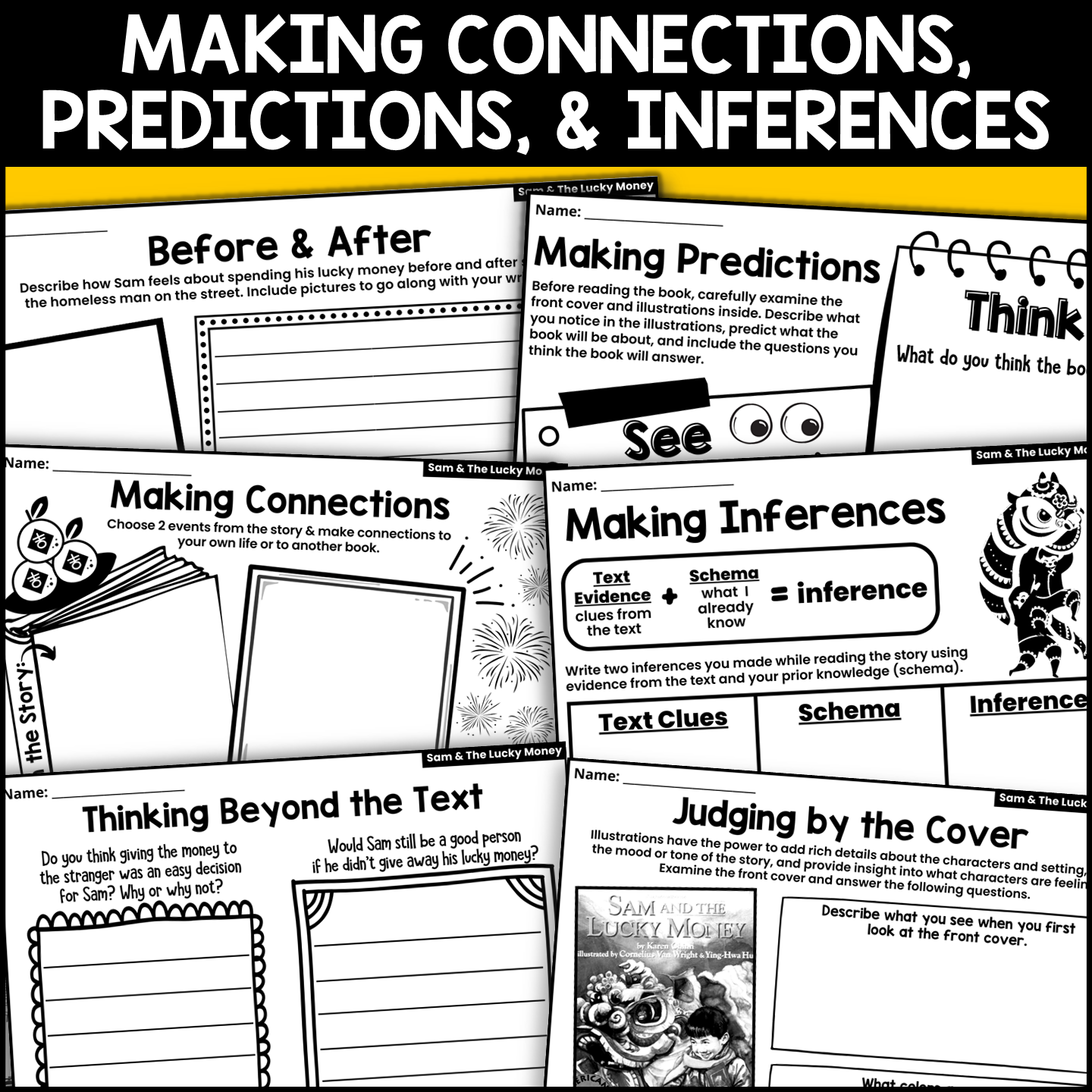 Sam And The Lucky Money Interactive Read Aloud Activities Made By Teachers