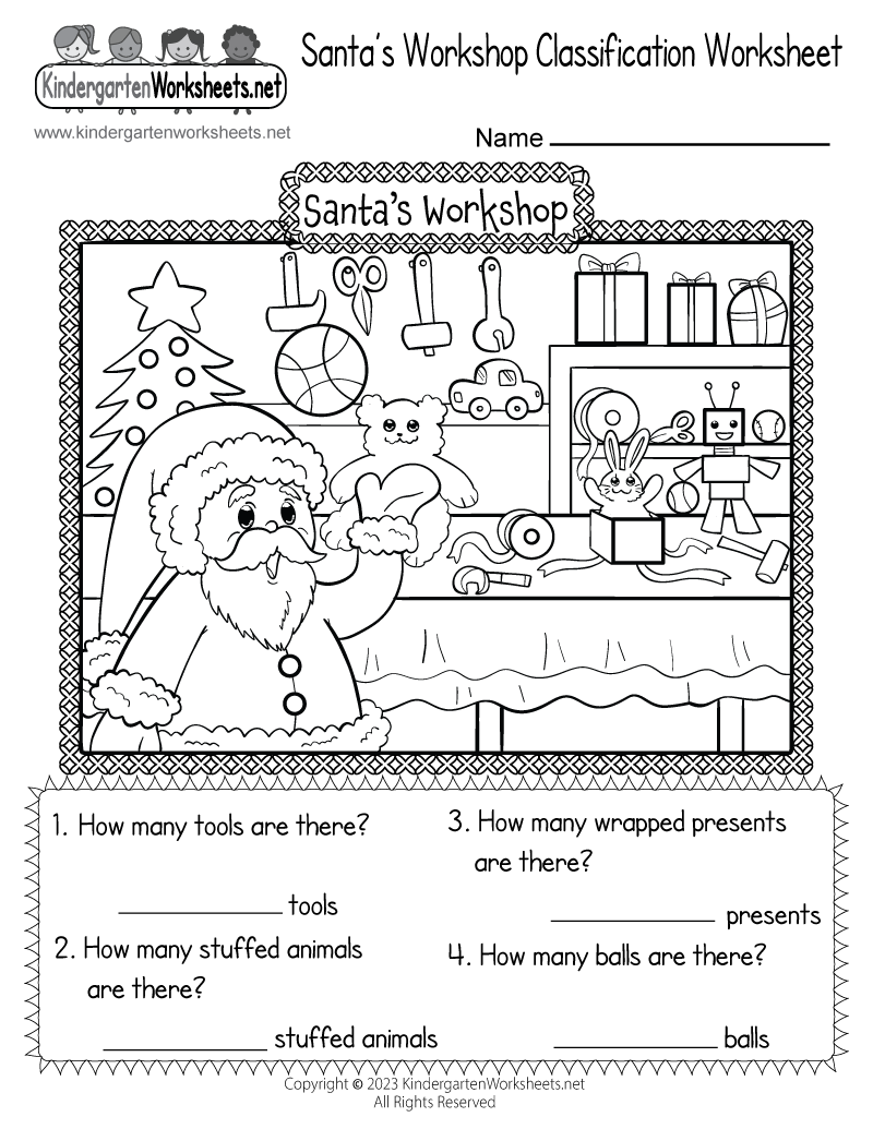Santa S Workshop Classification Worksheet Free Printable Digital PDF Christmas Activities To Help Boost Scissor Skills For Children Super Busy Mum Northern Irish Blogger