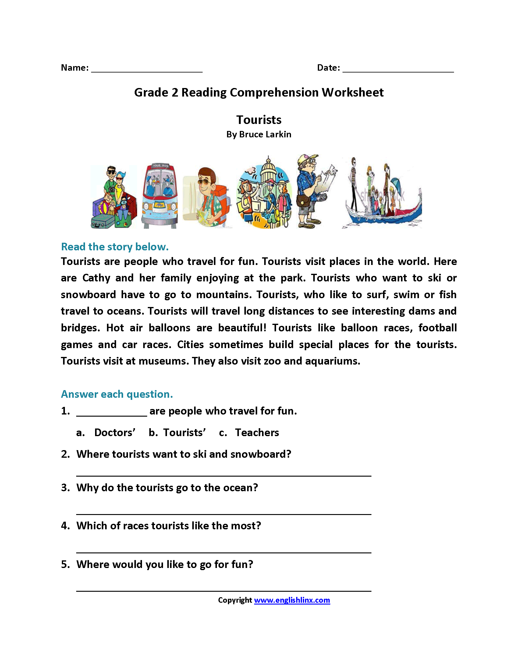 Second Grade Reading Worksheets Improve Fluency And Vocabulary Second Grade Reading Worksheets Improve Fluency And Vocabulary