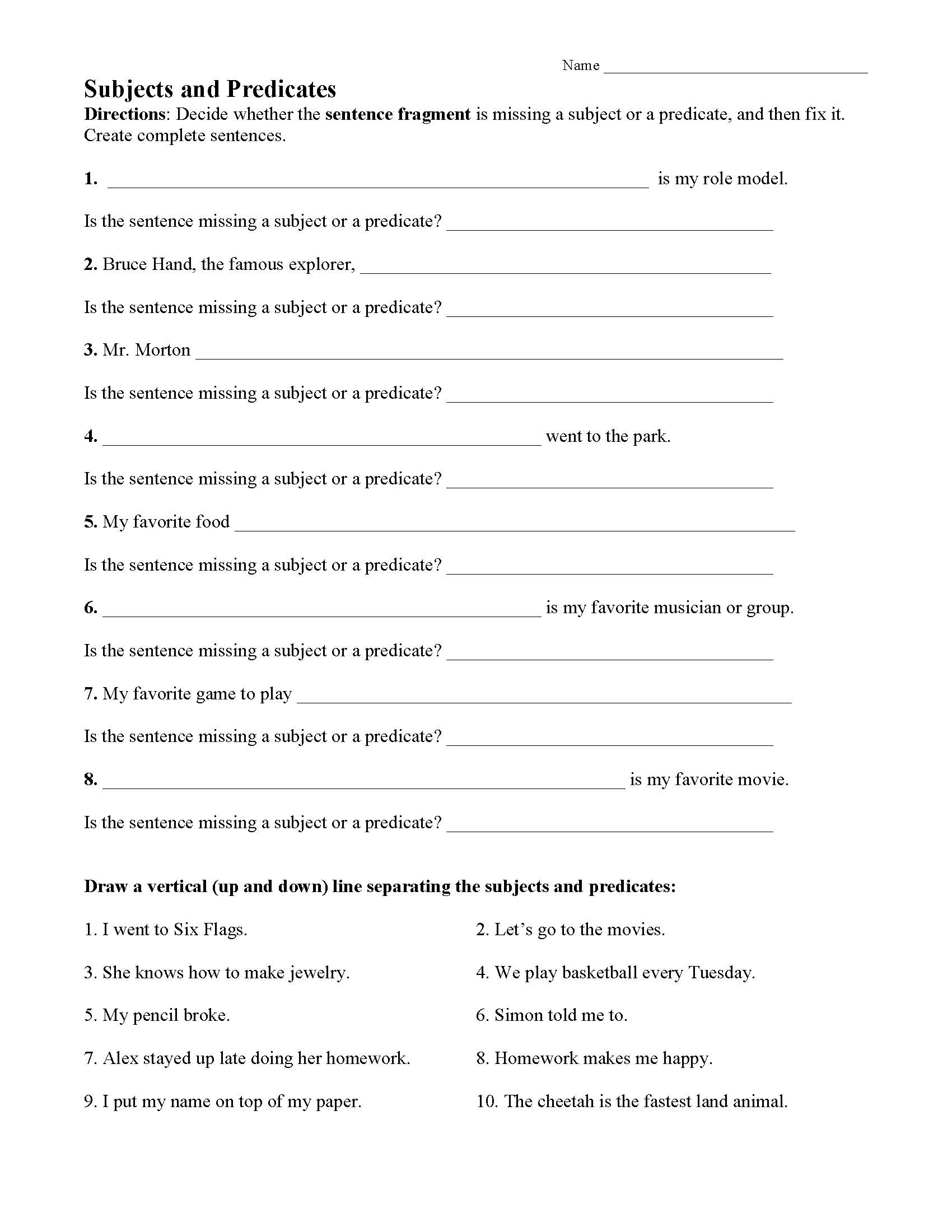 Sentence Structure Worksheets Language Arts Activities Sentence Structure Worksheets Language Arts Activities