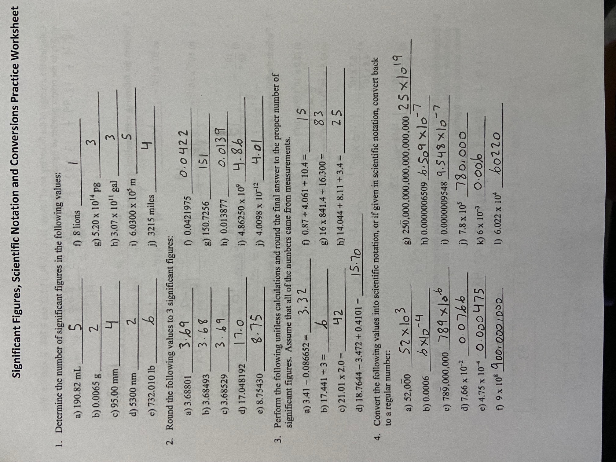 Significant Figures Worksheets Math Monks Worksheets Library