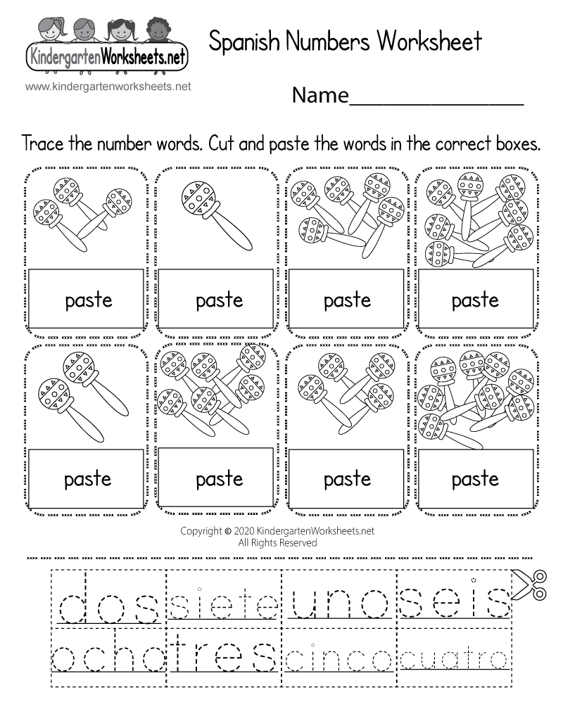 Numbers In Spanish Worksheets And How To Count 1 1000